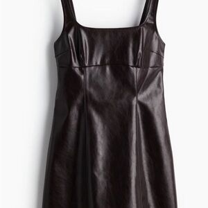 H&M Dark Burgundy Flare Dress, L